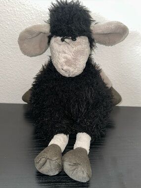 Jellycat Black Tiggalope‎ Sheep Lamb 10” Plush Stuffed Animal Retired & Rare